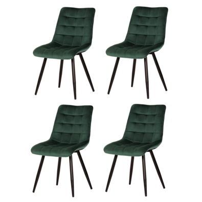 Étkezőszék garnitúra CT-384 GRN4, 4 db