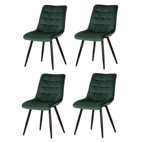 Set de scaune de sufragerie CT-384 GRN4, 4 buc.