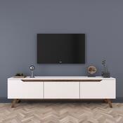Dita White and Walnut TV-asztal