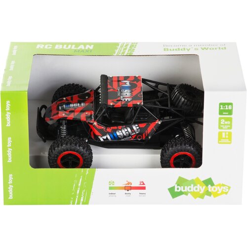 Buddy Toys BRC 16.510 Auto na dálkové ovládání RC Bulan Maxi, červená