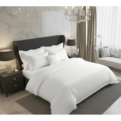 Kvalitex Saténové obliečky Luxury Collection biela, 140 x 220 cm, 70 x 90 cm