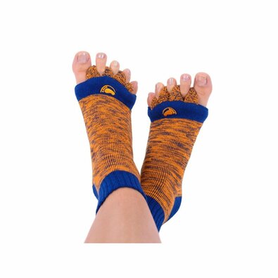 Ajustirane nogavice Orange/Blue - velikost L