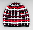 Pánska pletená čiapka Karpet 5147, červená, viacfarebná
