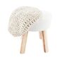 Hocker Naida, Beige