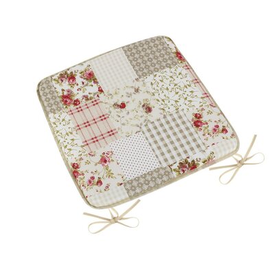 Blazina za sedenje EMA smooth Patchwork beige , 40x 40 cm