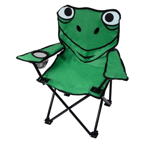 Cattara Otroški kamp stol Frog, zelen