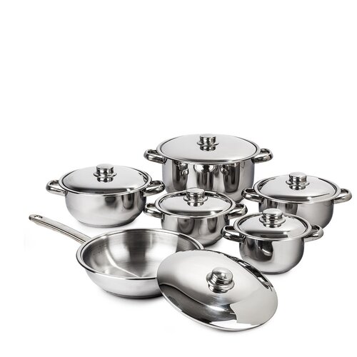 Set de oale de 12 piese 4Home Destiny, capace dinoțel inoxidabil