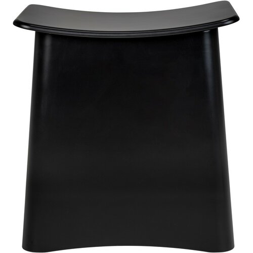 Wenko Badezimmerhocker mit Stauraum für Wäsche Wing, schwarz, 45 × 33 × 48 cm