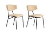 Set de scaune de sufragerie Nancy Beige and Black,