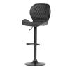 Scaun de bar B-431 BK3, negru