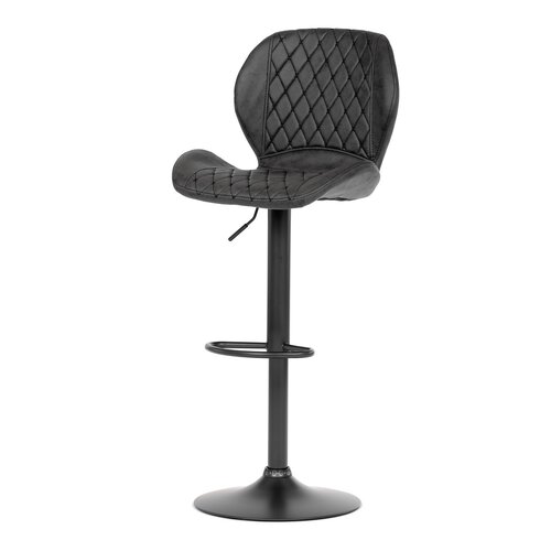 Scaun de bar B-431 BK3, negru