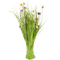 Väzba umelých lúčnych kvetín 70 cm, viacfarebná