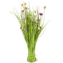 Wiązanka sztucznych kwiatów 70 cm, wielobarwny Wiązanka sztucznych kwiatów 70 cm, wielobarwny