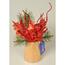 Aranjament Poinsettie roşu, 23cm