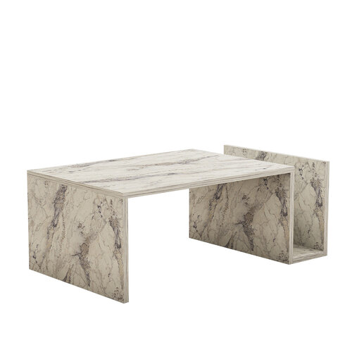 Stolik konferencyjny Memo Freesia Marble