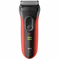 Braun Series 3 3030s holicí strojek, červená Braun Series 3 3030s holicí strojek, červená