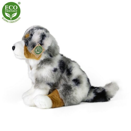 Rappa Plišasti avstralski ovčar, sedeč, 30 cmECO-FRIENDLY