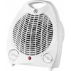 Încălzitor electric cu ventilator și întrerupător de siguranță, alb
