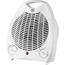 Încălzitor electric cu ventilator și întrerupător de siguranță, alb