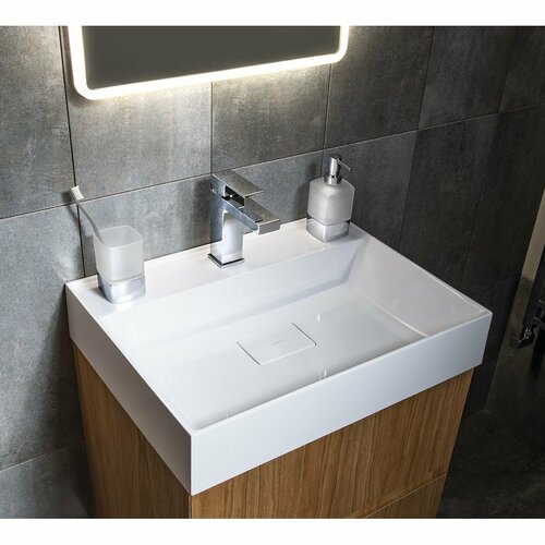 GEDY 545513 Lounge dozirnik za milo za postavitev280 ml, mlečno steklo/krom