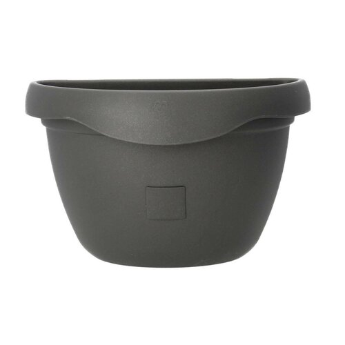 Plastia Samozavlažovací kvetináč na stenu Siesta sivá, 29 cm