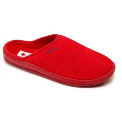 Dr. Luigi Zdravotná domáca obuv, červená, veľ. 38