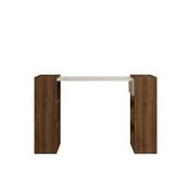 Pracovný stôl Handy Walnut and White