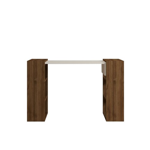 Pracovný stôl Handy Walnut and White