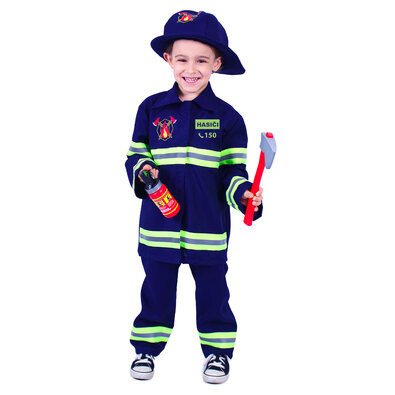Costum pentru copii Rappa Pompier cu imprimarecehă, mărime. L
