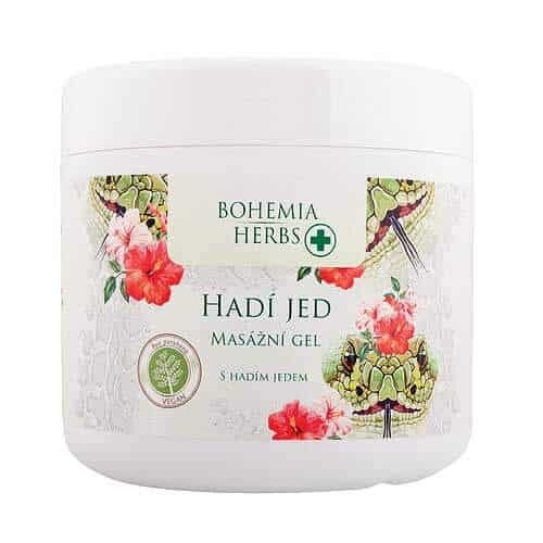 Gel de masaj Bohemia Herbs venin de șarpe, 600ml