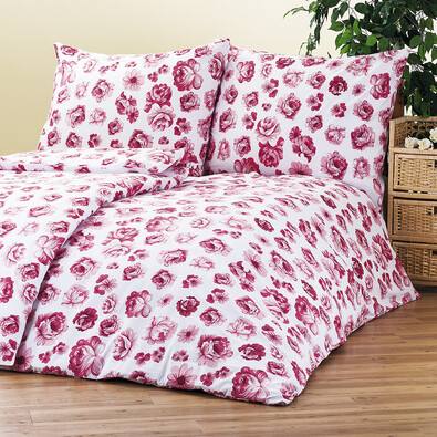 Lenjerie de pat 4Home din bumbac Floral, pentru 2 persoane, 220 x 200 cm, 2 buc 70 x 90 cm