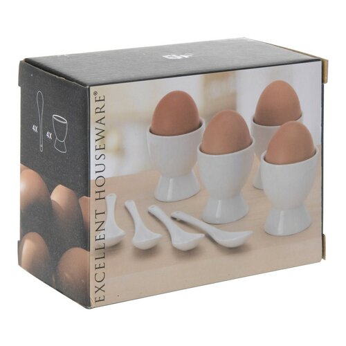 Excellent Houseware 8-częściowy komplet stojaczków na jajka