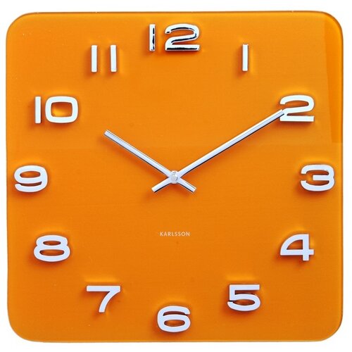 Karlsson 5641YE Designové nástěnné hodiny, 35 cm