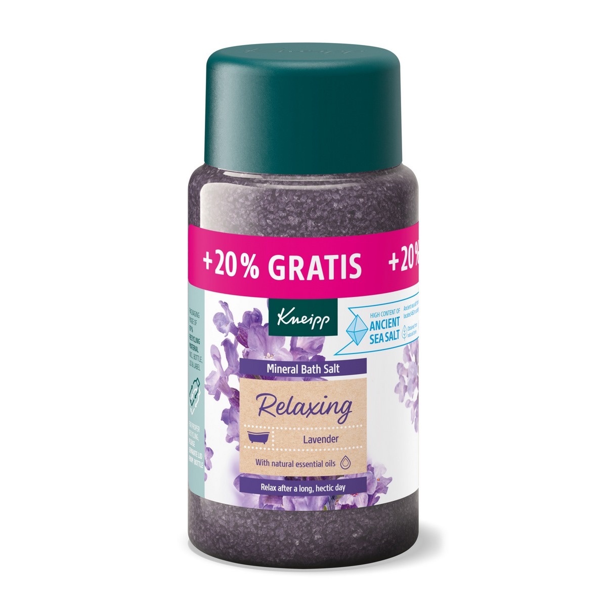Kneipp fürdősó Levendula álom, 600 g