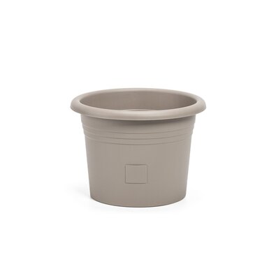 Plastia Selbstbewässernder Pflanzkübel Narza 35 cm Durchmesser, Taupe