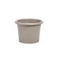 Plastia Selbstbewässernder Pflanzkübel Narza 35 cm Durchmesser, Taupe