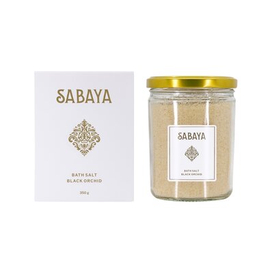 Sabaya Soľ do kúpeľa Čierna orchidea, 350 g