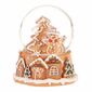 Decorațiune de Crăciun Om de zăpadă din turtădulce, poliresin, 9 cm