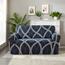 4Home Spannbezug für Sofa Elegant blau, 190-230 cm + gratis Kissenbezug