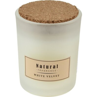 Świeczka zapachowa w szkle White Velvet, 8 x 10 cm, 200 g