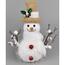 Decorațiune de Crăciun Bonhomme de neige, 22 cm