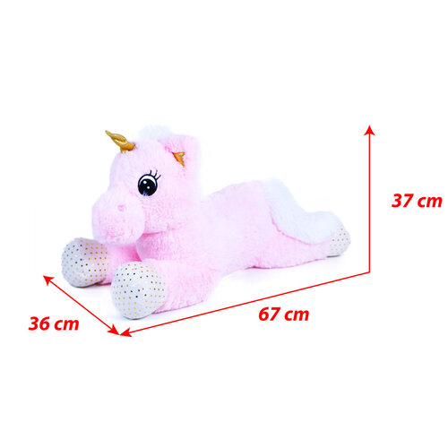 Rappa Unicorn mare de pluș Niko, 70 cm