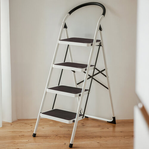 4Home Składane schodki stalowe Steps, 4 stopnie