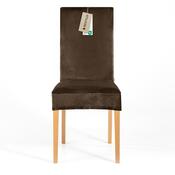 Restilo Husă pentru scaun Sento maro închis, 48 x 48 x 58 + 10 cm, set de 6 bucăți