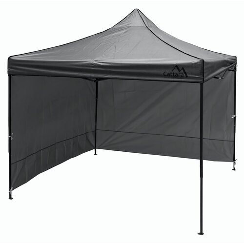 Cattara 13344 Seitenwände für Partyzelt Waterproof, grau, 2 x 3 m