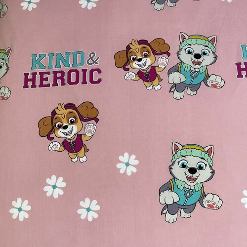 Jerry Fabrics Дитяча бавовняна постільна білизна  Paw  patrol PP427 Heroic, 140 x 200 см, 70 x 90 см