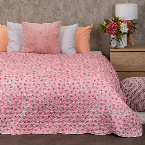 4Home Prekriv za posteljo Pink Rose Patchwork, 220 x 240 cm