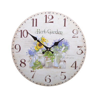 Zegar ścienny Herb Garden HLC147145
