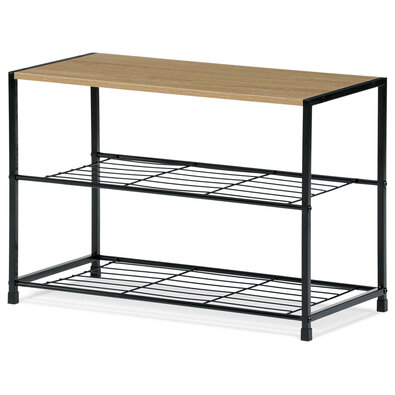 Schuhregal GD-413 EICHE Leik, 3 Fachböden, 63 x 30 x 43,5 cm