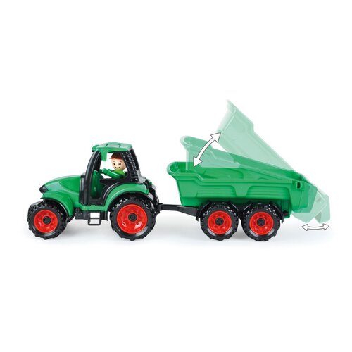 Lena Traktor s vlečkou Truckies, 32 cm